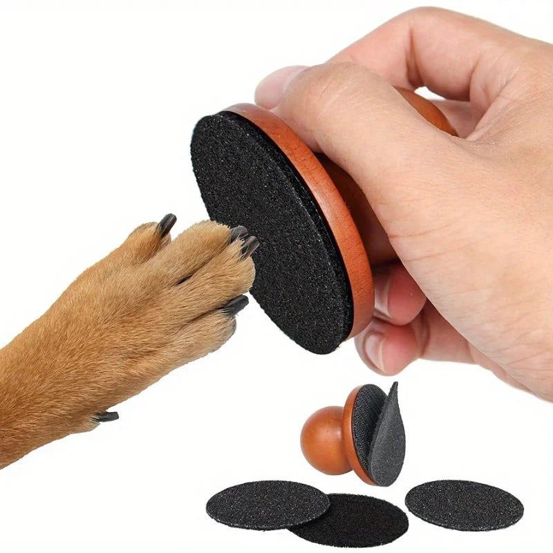 Dog Nail File, Nail File for Dogs, Scratch Square for Dogs Stress Free Nail File，Dog Grinding Paw Tool Safe Not Hurt the Paws