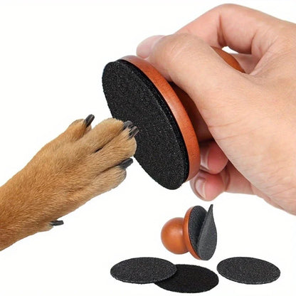 Dog Nail File, Nail File for Dogs, Scratch Square for Dogs Stress Free Nail File，Dog Grinding Paw Tool Safe Not Hurt the Paws
