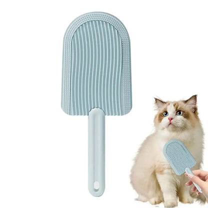 Portable Soft Cat Tongue Comb Hair Removal Ice Cream Shape Dog Grooming Brush Pet Cleaning Brush Pet Supplies