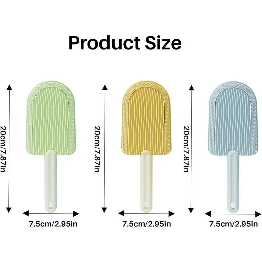 Portable Soft Cat Tongue Comb Hair Removal Ice Cream Shape Dog Grooming Brush Pet Cleaning Brush Pet Supplies