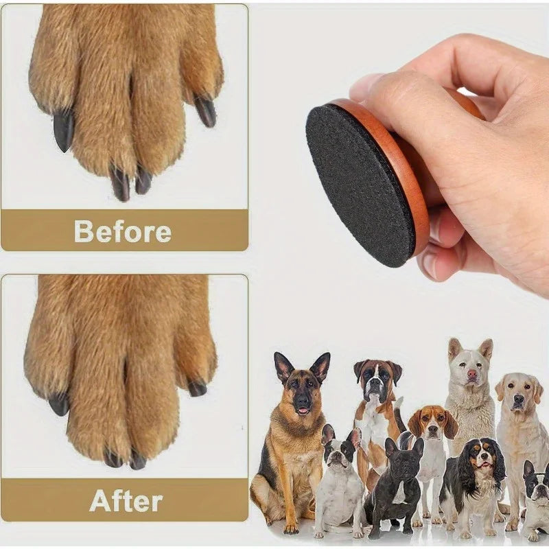 Dog Nail File, Nail File for Dogs, Scratch Square for Dogs Stress Free Nail File，Dog Grinding Paw Tool Safe Not Hurt the Paws