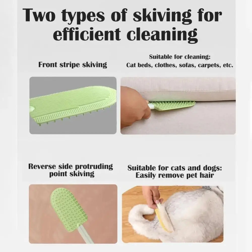 Portable Soft Cat Tongue Comb Hair Removal Ice Cream Shape Dog Grooming Brush Pet Cleaning Brush Pet Supplies